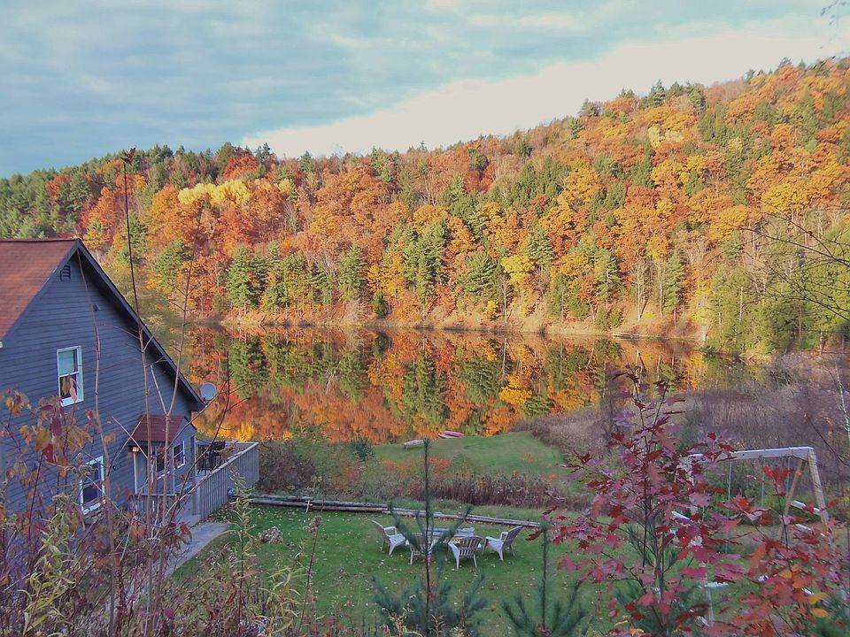 View from driveway in fall