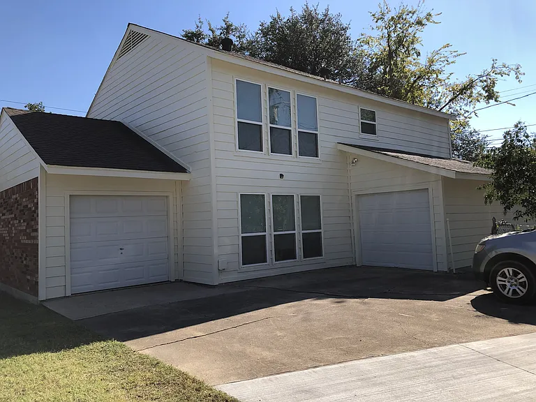 Outside back of property