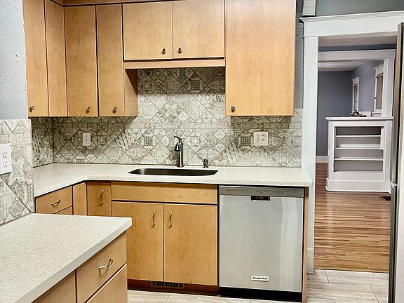 Kitchen - lots of cabinets.