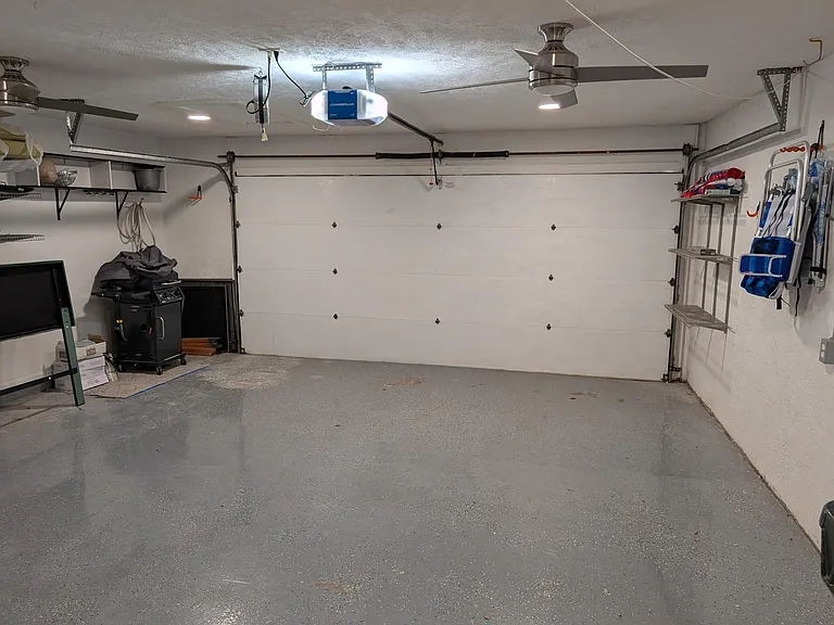 Two car garage