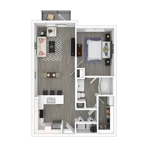 Floor plan The Addison - Renovated