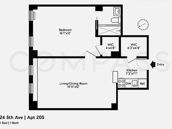 2nd image of 24 5th Ave APT 205