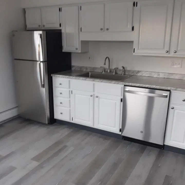 All new kitchen appliances and flooring