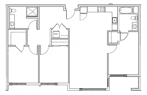 Floor plan Fruitvale
