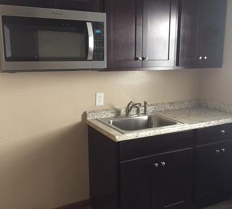 Built in microwave, new stove and fridge