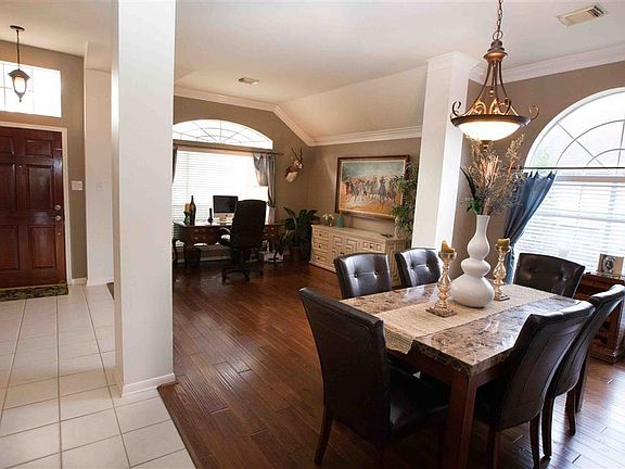 Formal living room and dining room.