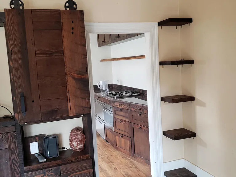 Living Room Built in Shelves