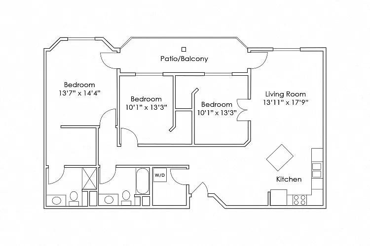Floor plan C1R