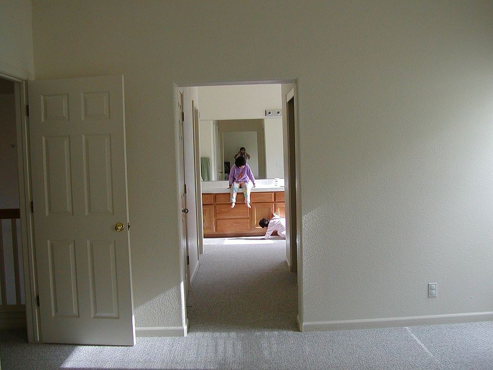 Master bedroom's walk-in closet and bathroom