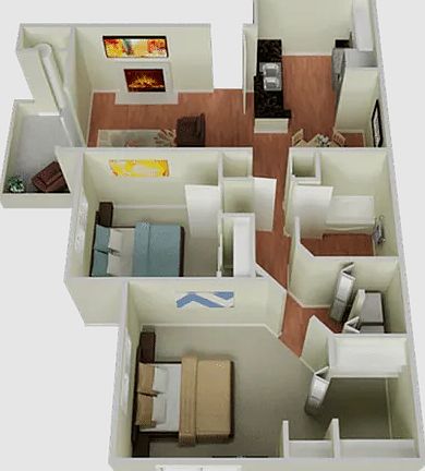 The Edge 2x1 Floorplan The Edge 2x1 Floorplan