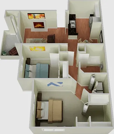 The Edge 2x1 Floorplan The Edge 2x1 Floorplan