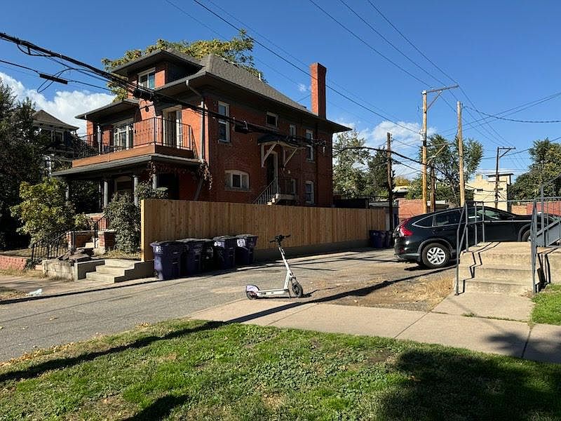 Outside view of second floor unit entrance