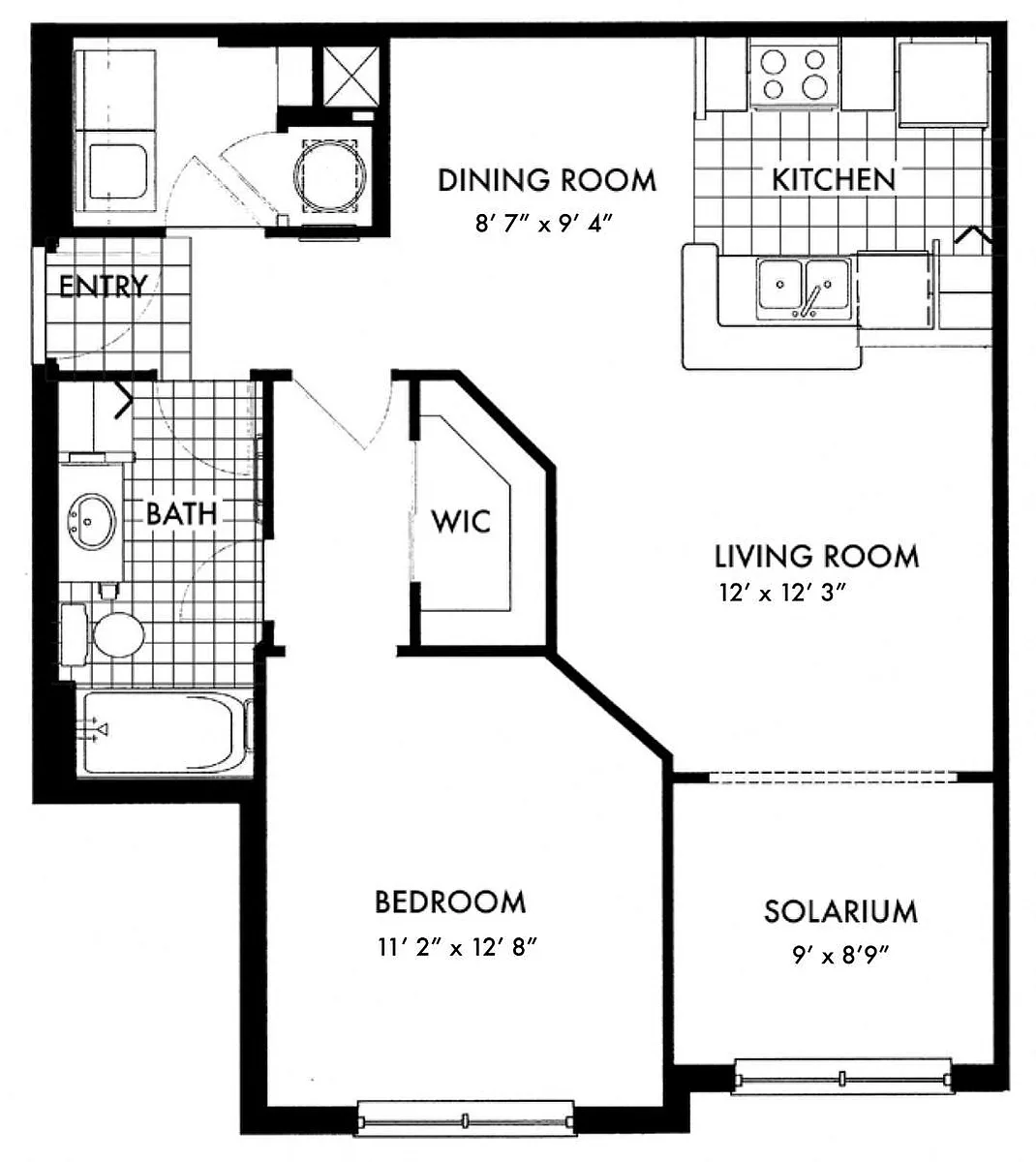 Floor plan Hampton A1B