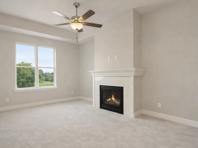 Living Room w/ gas fireplace