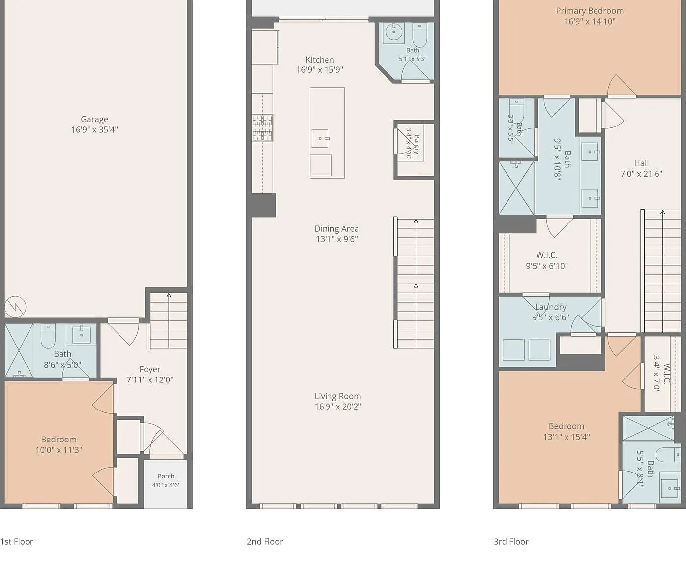 3 bed, 3.5 bath, $3,350 — Photo 4