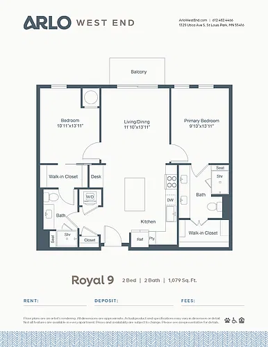Floor plan Royal 9