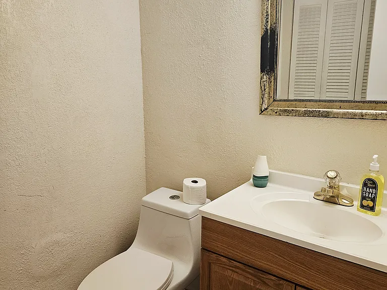 half bath downstairs