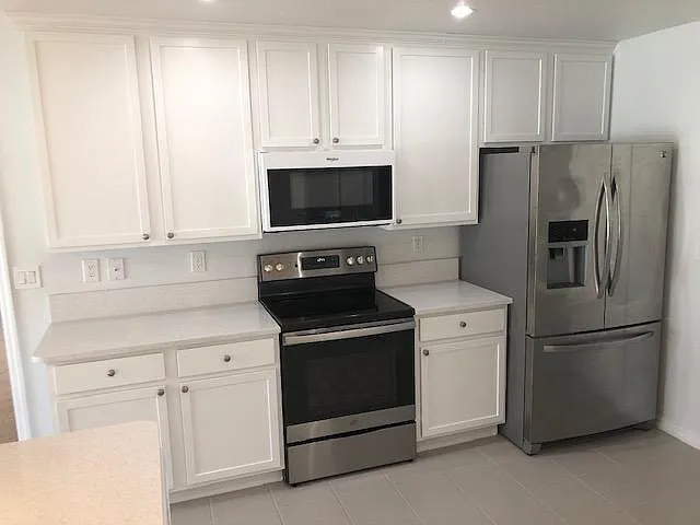 newly painted kitchen cabinets