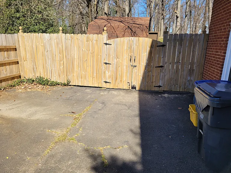 Driveway / fence