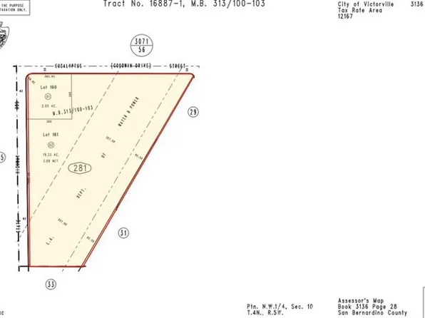 0 State Highway 395 & Eucalyptus St Lot 160, Victorville, CA 92392