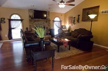 Family/Living room
						:
						Open to kitchen with vaulted ceiling.