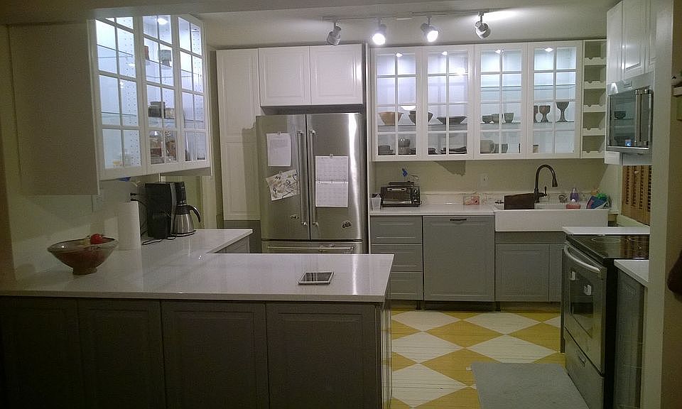 Remodeled kitchen