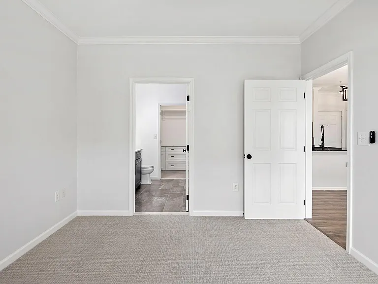 Main bedroom and bathroom