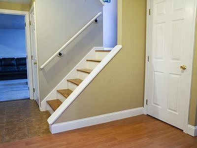 Mud room entry from garage