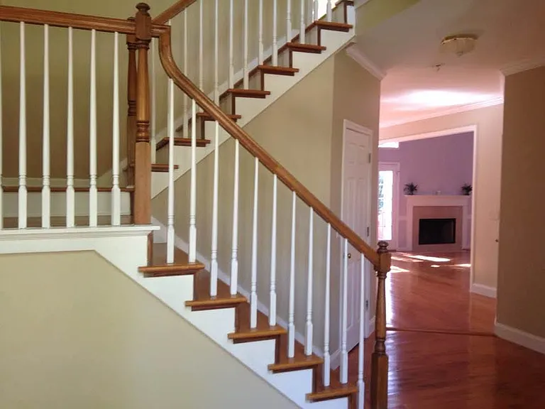 Front two story foyer and entryway