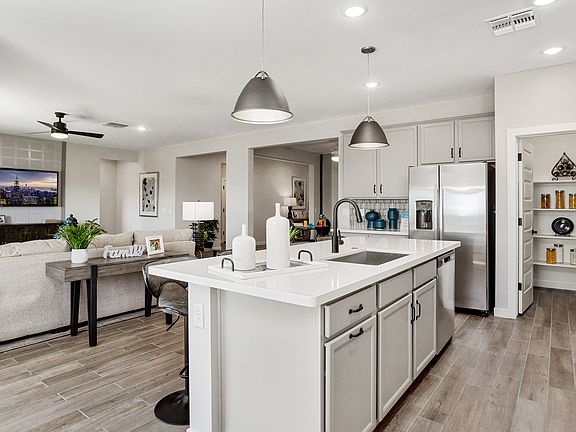 Kitchen overlooking great room