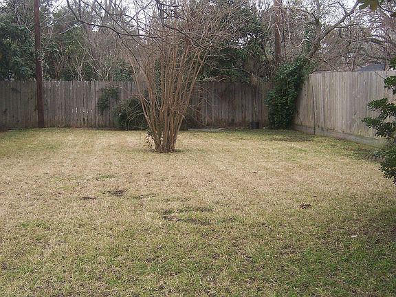 Large fenced in back yard