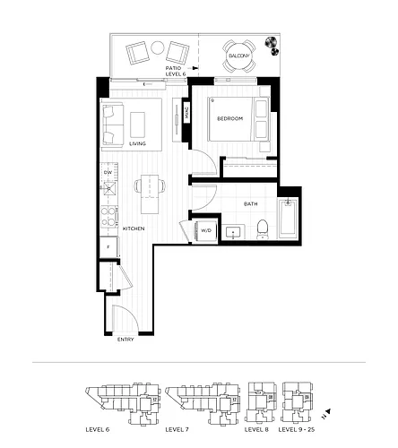 Floor plan T2-0808