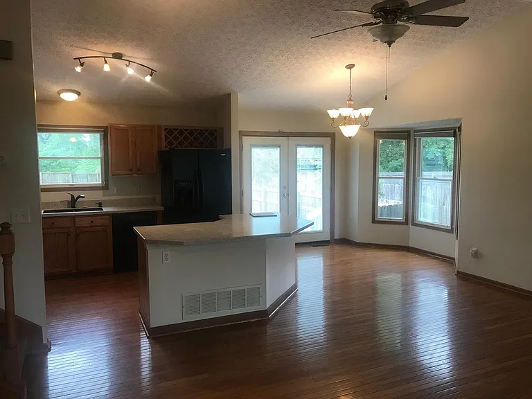 Entry way & kitchen