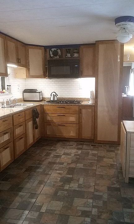 Custom cabinets & tile