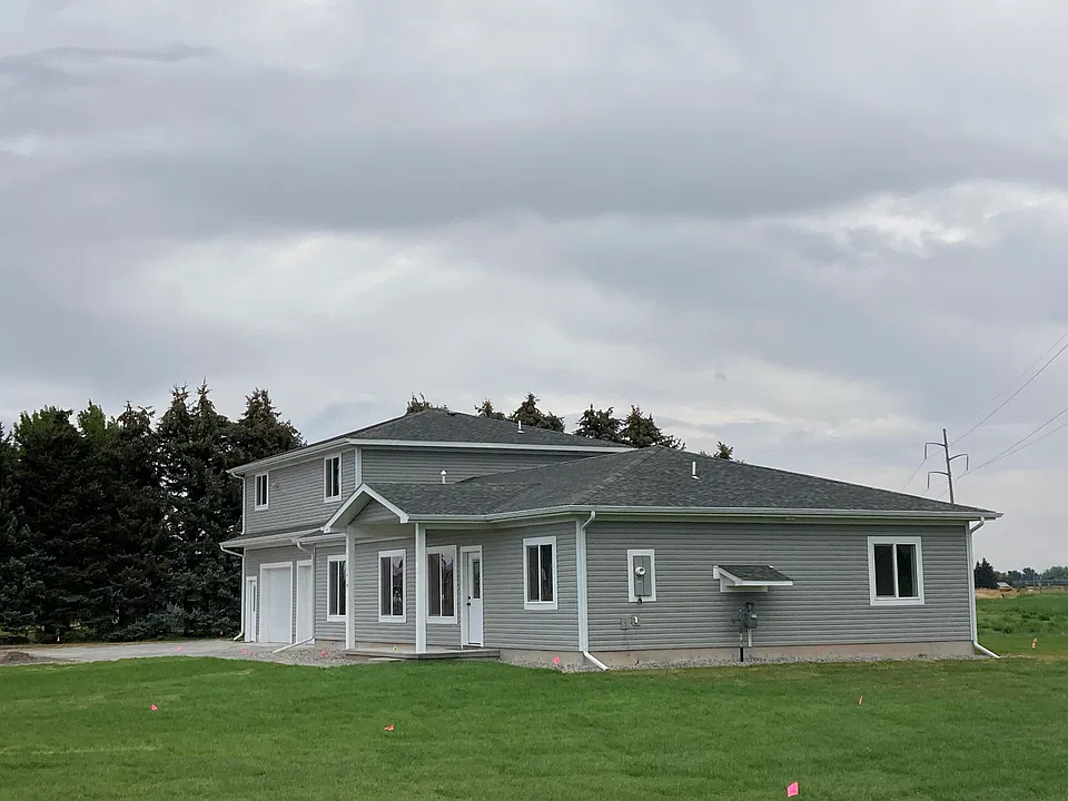 south/west sides of house