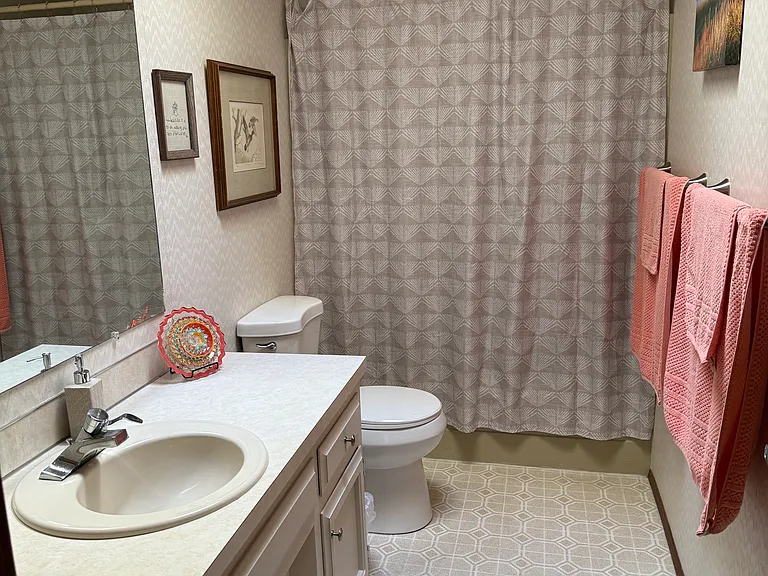 Upstairs guest bathroom