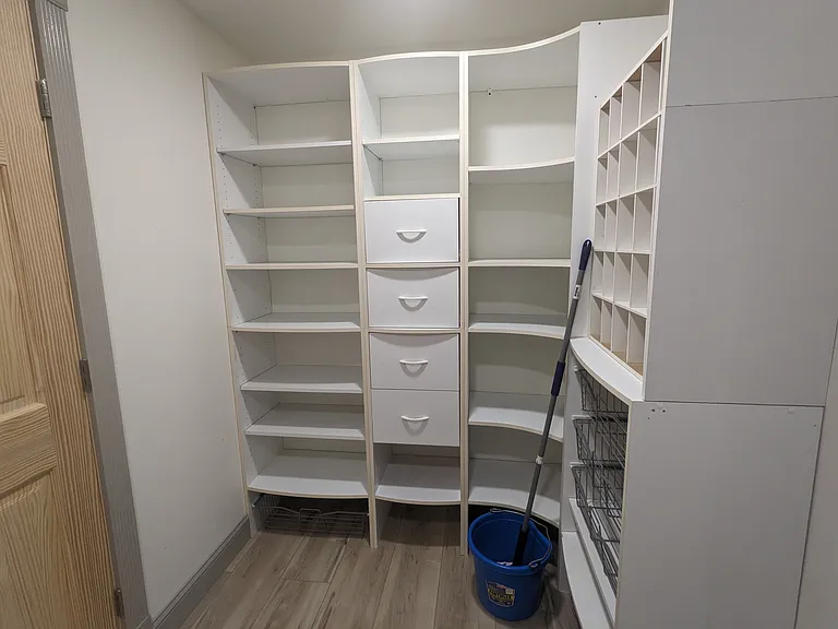 Walk-in Closet, also 2 other closets for hanging clothes