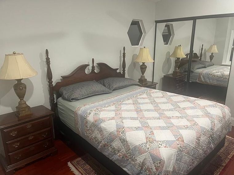 Furnished with closet and windows