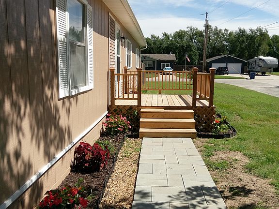 landscaped walkway