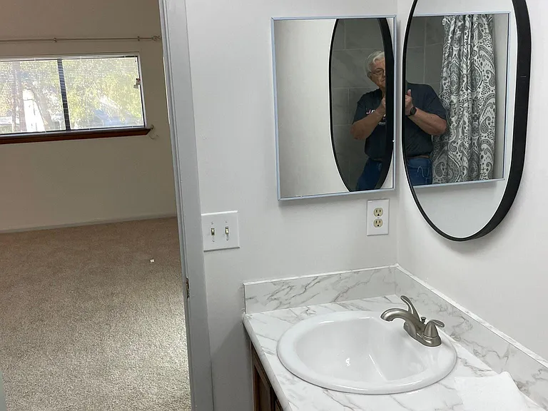 Master Bath viewed from the Tub/Shower.