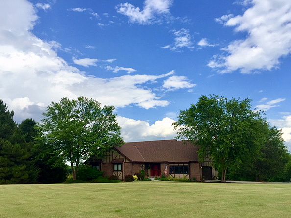 Blue sky views!