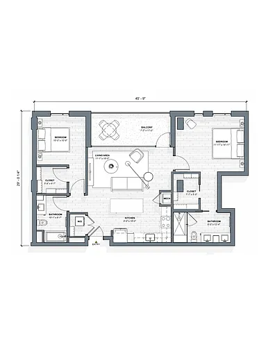 Floor plan B2
