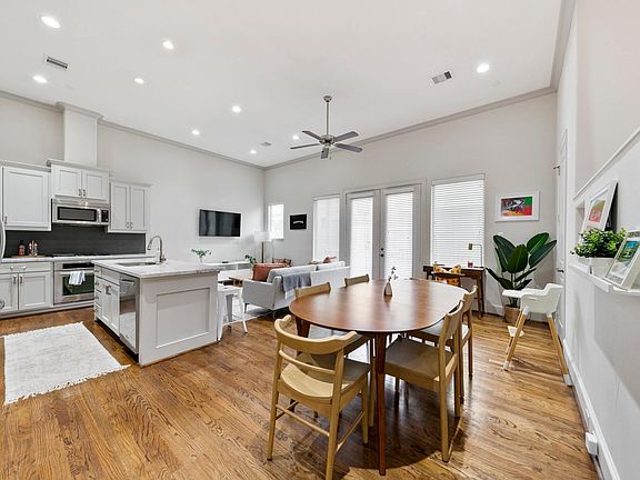 Open concept dining, kitchen, living area (2nd floor)