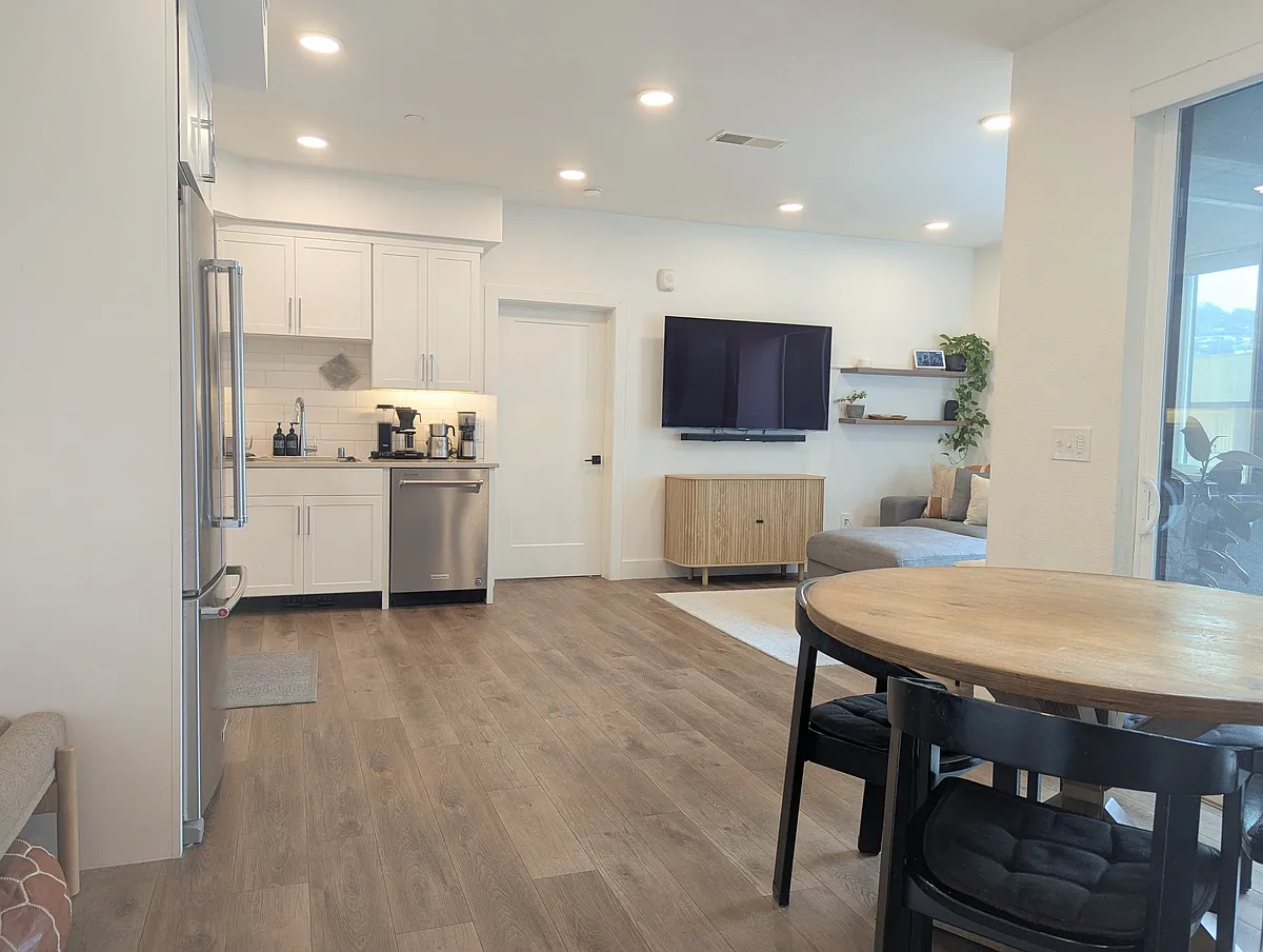 Dining space/kitchen/living room area - 10300 San Pablo Ave #202