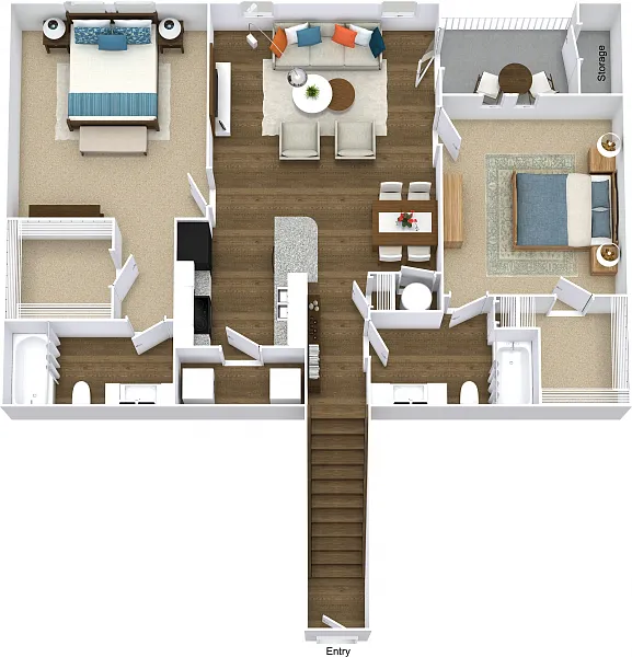 Floor plan B3