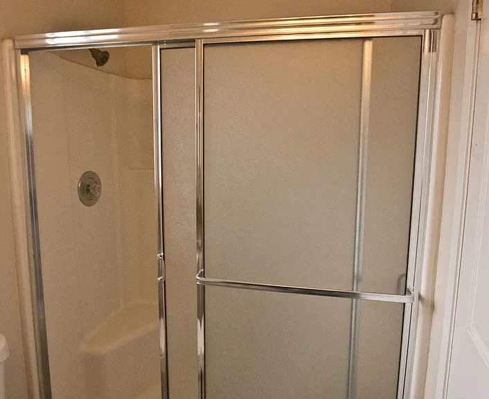 Shower in master bathroom