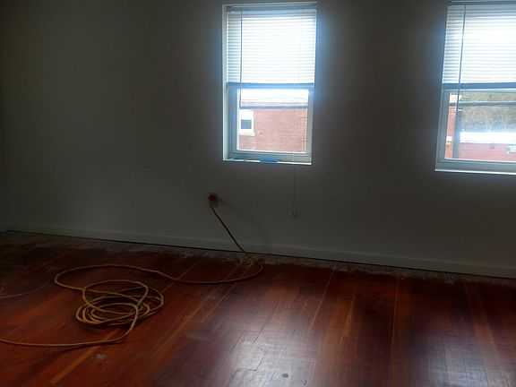 Master Bedroom, hardwood floors getting refinished