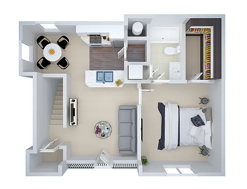 Floor plan Bungalow (cwbg)