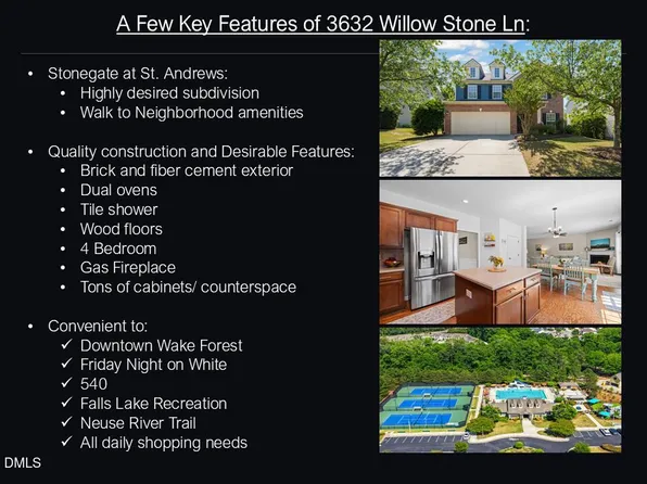 3632 Willow Stone Ln, Wake Forest, NC 27587