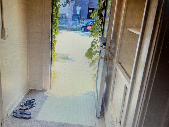 Entry way is spacious for storage of coats, shoes, backpacks, and miscellanous household goods. Wall cubbies work well for holding decorative storage bins, or placing a photo collection.